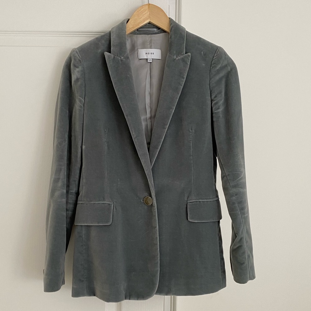Reiss Velvet Blazer